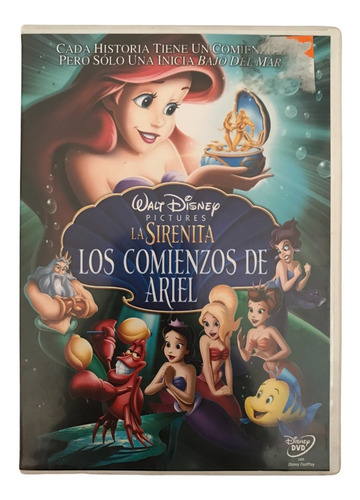 Dvd Original Disney La Sirenita Los Comienzos De Ariel