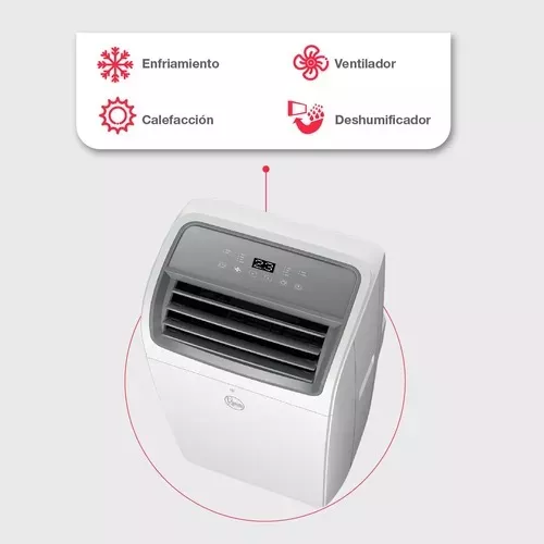 Aire Acondicionado Portátil Rheem Frío /Calor 12000 Btu 110v