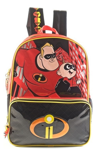 Mochila Infantil Los Increíbles 40 Cm Básica 62322 