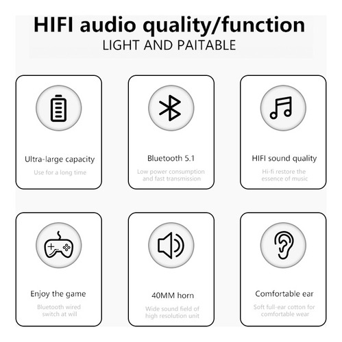 . Fone De Ouvido Sem Fio P9 Fone De Ouvido Bluetooth De