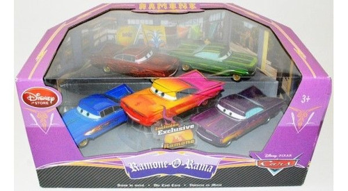 Set Autos Metálicos X 5 Ramone  Cars  (10 Cm) A0029 Disney