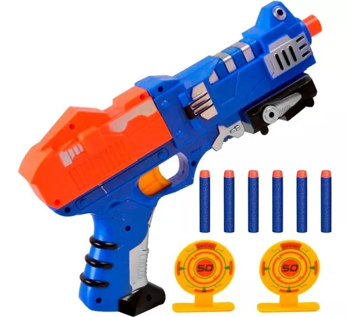 Pistola Sniper Arma Elite Lança Dardos Gatilho Estilo Nerf