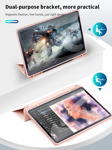 Funda Case Para Galaxy Tab S8 Plus X800 X806 Con Portalapiz