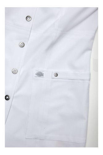 Imagen 7 de 10 de Guardapolvo Mujer Dickies Ambos Usa Mujer Broches Spandex