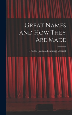Libro Great Names And How They Are Made - Cocroft, Thoda