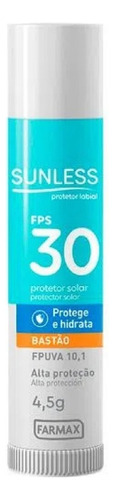 Protetor Solar Labial Sunless Bastão Hidratação Fps 30