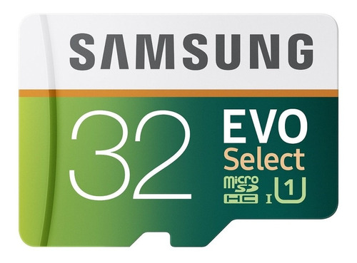 Memoria Micro Sd Samsung Evo Select 32gb C10 95mbs + Adaptad