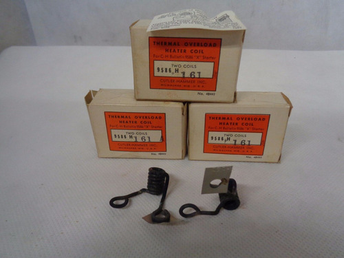New Lot Of (3) Box Of (2) Cutler-hammer 9586h 161a Therm Vvz