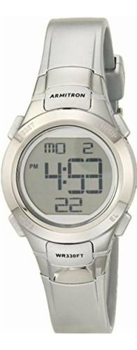 Armitron Sport 45/7012 digital Reloj Cronógrafo, Plateado