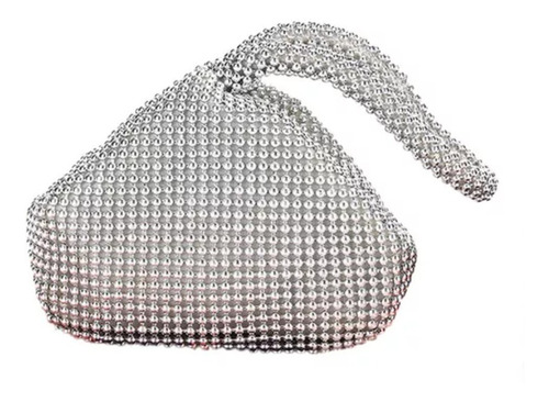 Bolso De Noche D Para Mujer Con Perlas De Aluminio D56