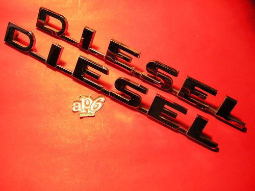 Dodge Pick Up -  Insignia Diesel Lateral Original Cada Una