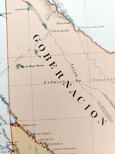 Mapa 1886 Formosa Y Chaco Ferrocarriles Telegrafos Caminos (Usado)