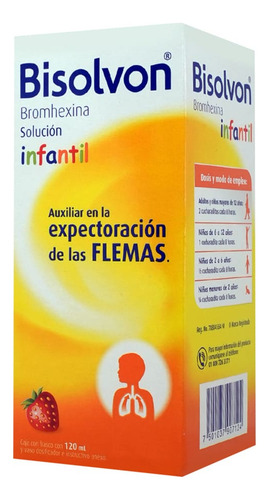 Bisolvon Solución Infantil, 1 Frasco 120 Ml