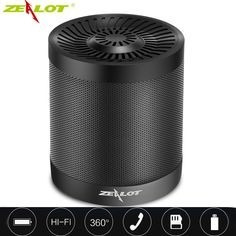 Parlante Zealot Bluetooth 4.0 , Usb, Sd, Radio Fm, Llamadas