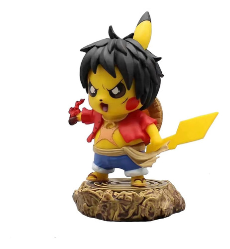 Figura De Pikachu Cosplay Monkey D. Luffy 