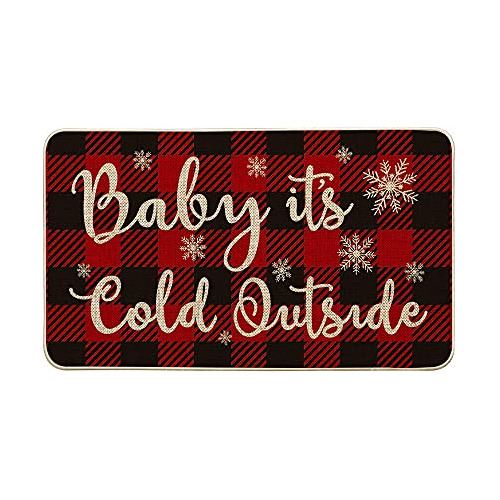 Felpudo Decorativo De Navidad  Baby It's Cold Outside  ...