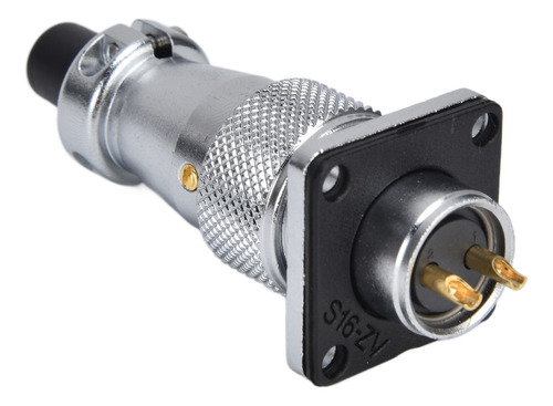 Adaptador De Metal Con Conector De Aviación De 2 Pines, Alea