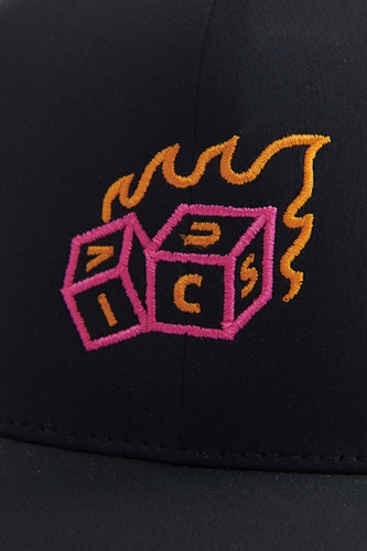 Imagen 7 de 10 de Gorra Cap Vicus Fire Negro