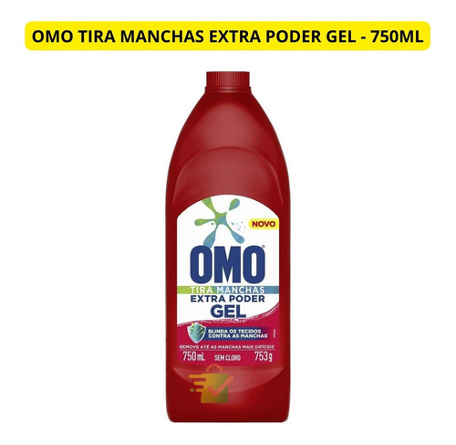 Tira manchas Omo Extra Poder  gel frasco 750 mL