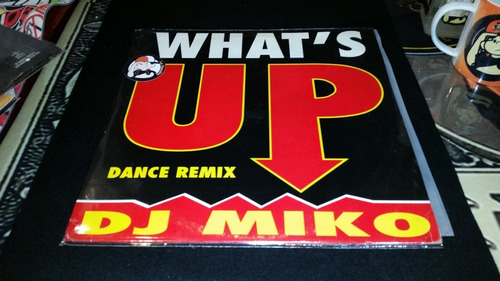 Dj Miko Whats Up (dance Remix) Vinilo Maxi Spain 1993