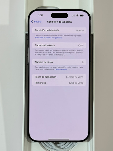 Iphone 16 Pro Max De 256gb Att Negro (Usado)