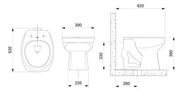 Segunda imagem para pesquisa de vaso sanitario com jato plus incepa