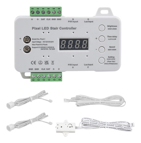 Controlador Led De Luces De Escalera Con Sensor De Movimient