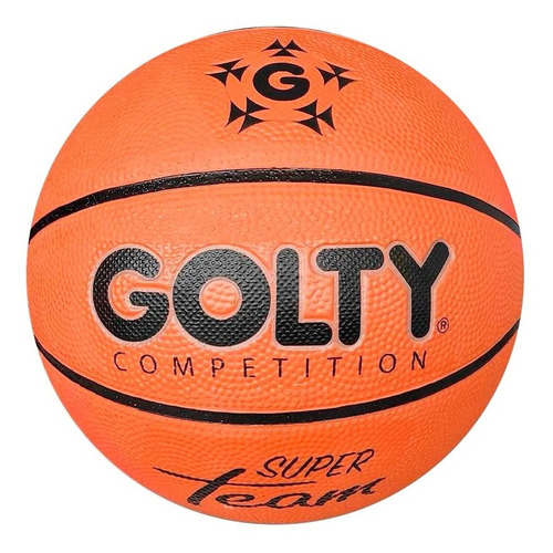 Balón De Baloncesto, Golty Super Team #7 En Caucho