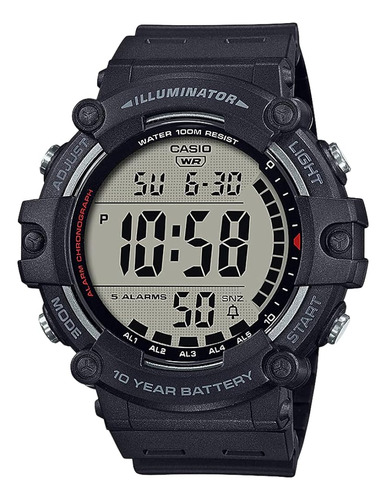 Casio Ae-1500wh-1av Reloj Digital Estándar Para Hombre, Caja