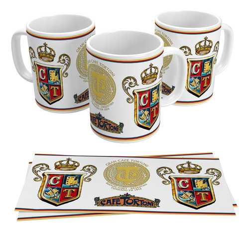 Taza Cafe Tortoni Cafe Historico Argentino Homenaje Art