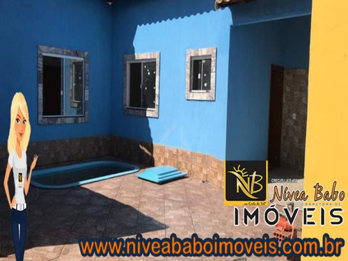 Imagem 2 de 8 de Linda Casa 1 Quartos Com Ótimo Terreno Em Cabo Frio Unamar Rj - Vcac 263 - 34208388