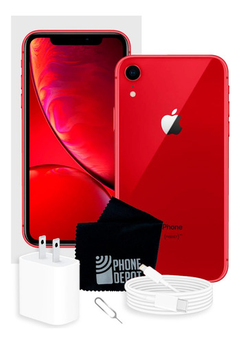 iPhone XR 64 Gb Rojo Con Caja Original (Reacondicionado)