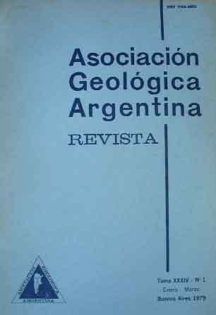 Asociación Geológica Argentina. Revista Tomo Xxxvii - N° 1