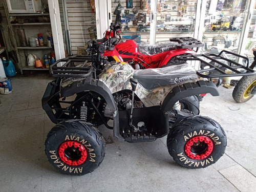 Imagen 1 de 6 de Cuatrimoto Atv 125cc Marca Avanzada Camuflaje Modelo 2022