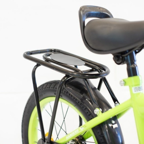 Imagen 3 de 10 de Bicicleta Randers Rodado 16 Para Niño Color Verde Fluor Mg