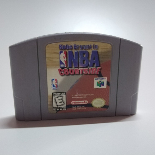 Nba Courtside Kobe Bryant - Juego  Nintendo 64 Retro 027