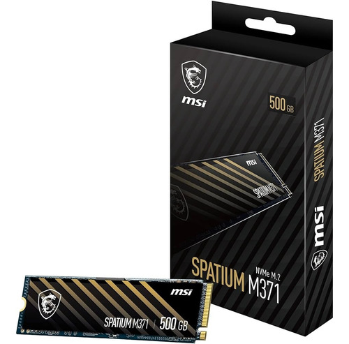 Ssd M.2 Nvme 500gb Msi Spatium M371