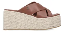 Comprar Alpargatas Ozono Para Mujer Estilo 673601 Cognac