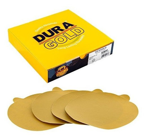 50 Lijas Orbital Adhesivas Dura-gold 15cm Grano 500