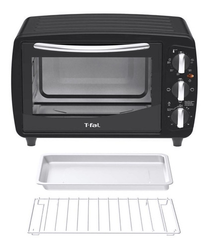 Imagen 4 de 4 de Horno de mesa eléctrico T-fal OF32A8MX 18L negro 220V