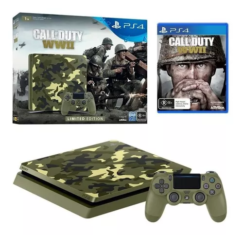 PS4 Console with Call of Duty: WWII Limited Edition Bundle