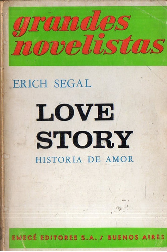 Erich Segal - Love Story Historia De Amor