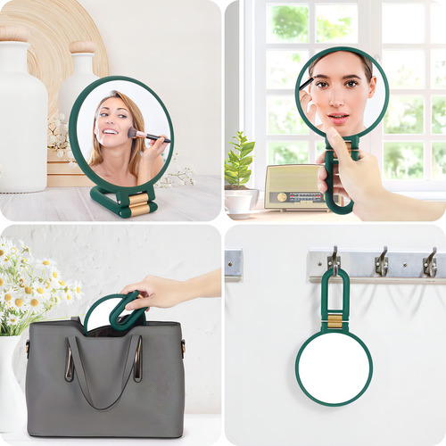Martvex Espejo De Mano, 1 Espejo De Maquillaje Con Aumento