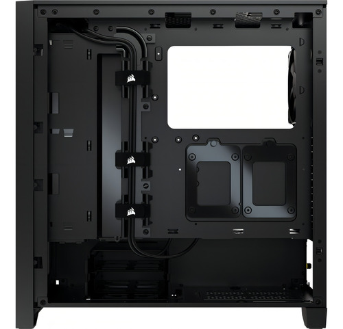 Gabinete Corsair 4000d Airflow Negro Cristal Templado Negro