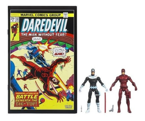 Universo Marvel Daredevil Y La Diana Figura Comic Pack 4 Pul