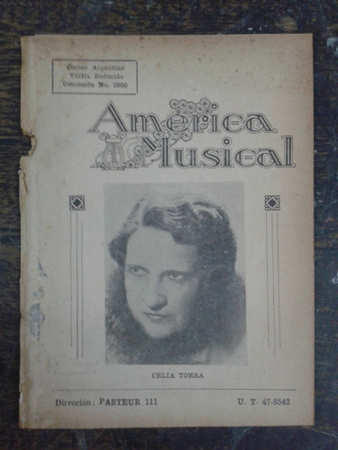 America Musical Nº 10 * Diciembre 1937 * Revista Musical *