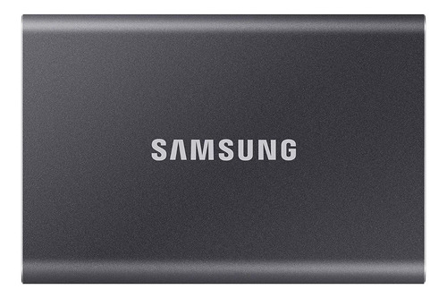 Imagen 1 de 9 de Disco sólido externo Samsung Portable SSD T7 MU-PC1T0 1TB gris