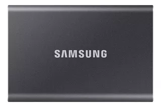 Disco sólido SSD externo Samsung Portable SSD T7 MU-PC1T0 1TB gris