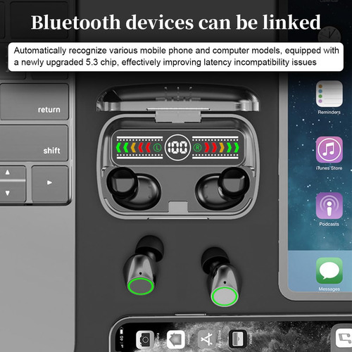 Audífonos Deportivos M20 Pro Ruido Bluetooth Auriculares