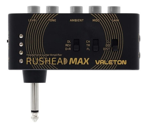 Amplificador De Auriculares Valeton Rushead Max Rh-100 Color Negro